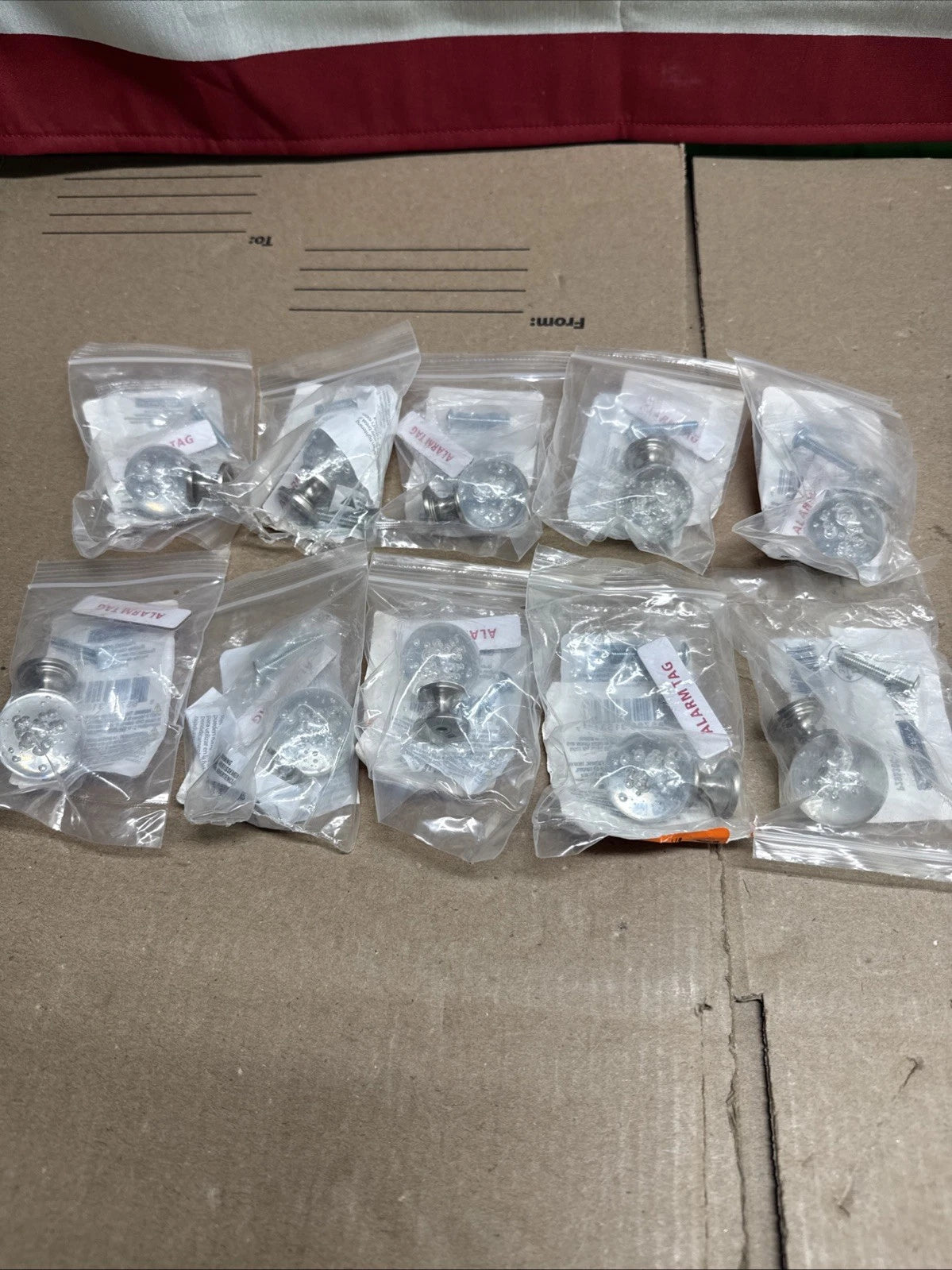 Lot Of 10 Liberty Bubble Glass Drawer Pull Knobs New Sealed