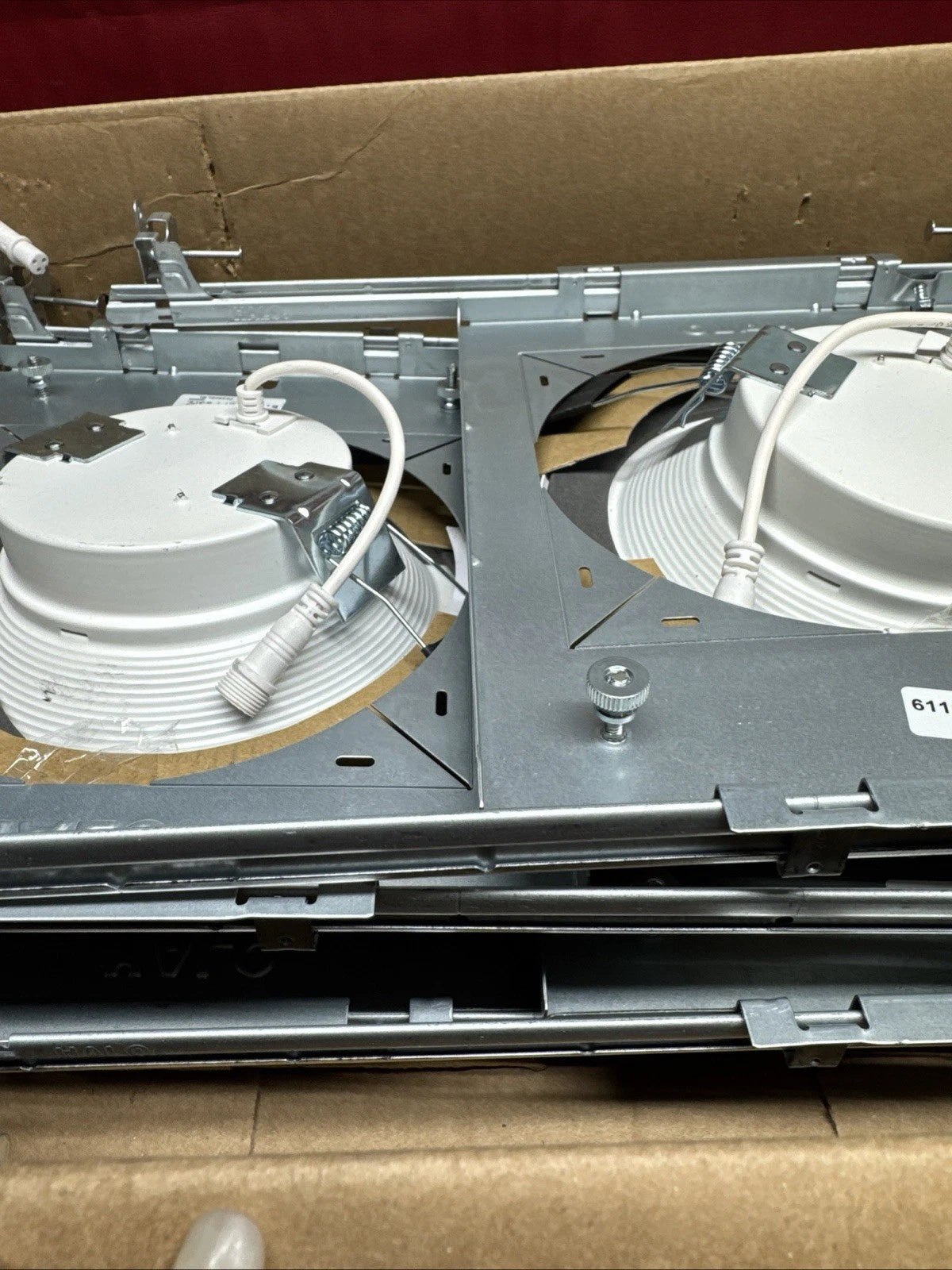 4Pack HALO RL 6 in. Color Select Canless Recessed LED Kit w/Mount Frame