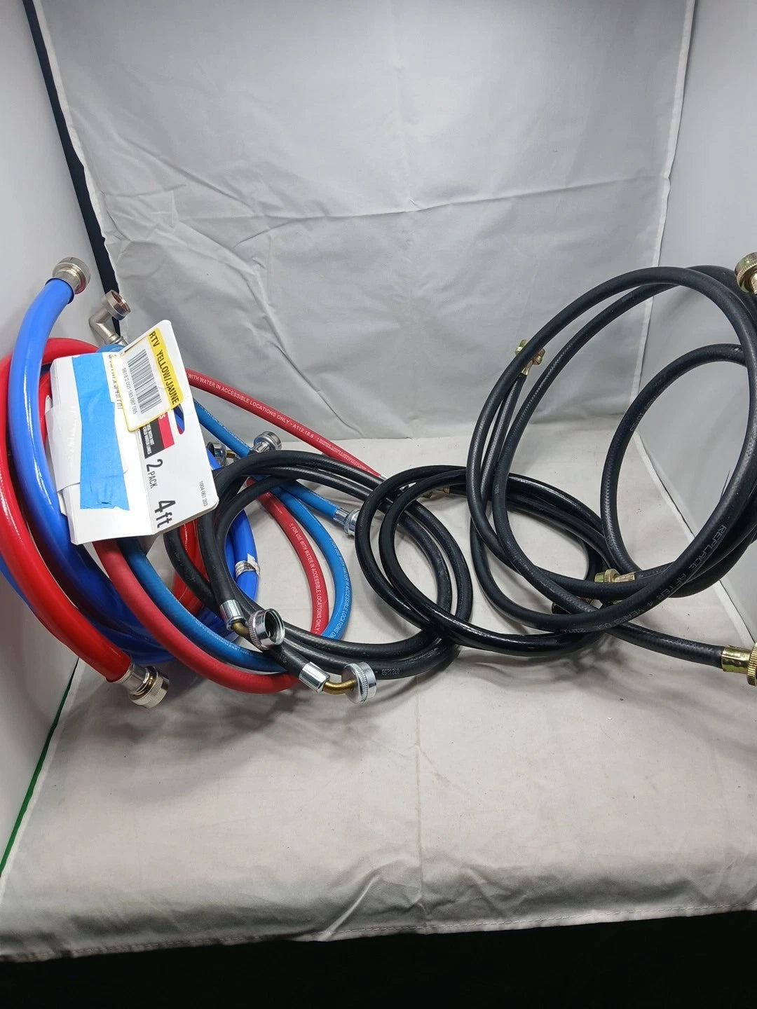 Lot Of 9 Washing Machine Hoses (4ft+)
