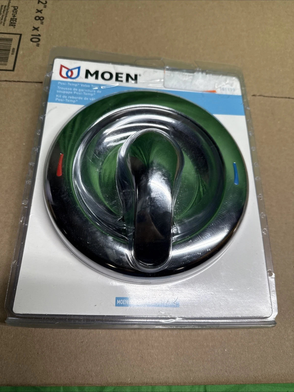 MOEN Chateau 181119 Chateau Lever Posi-Temp Shower Valve Trim Kit in Chrome