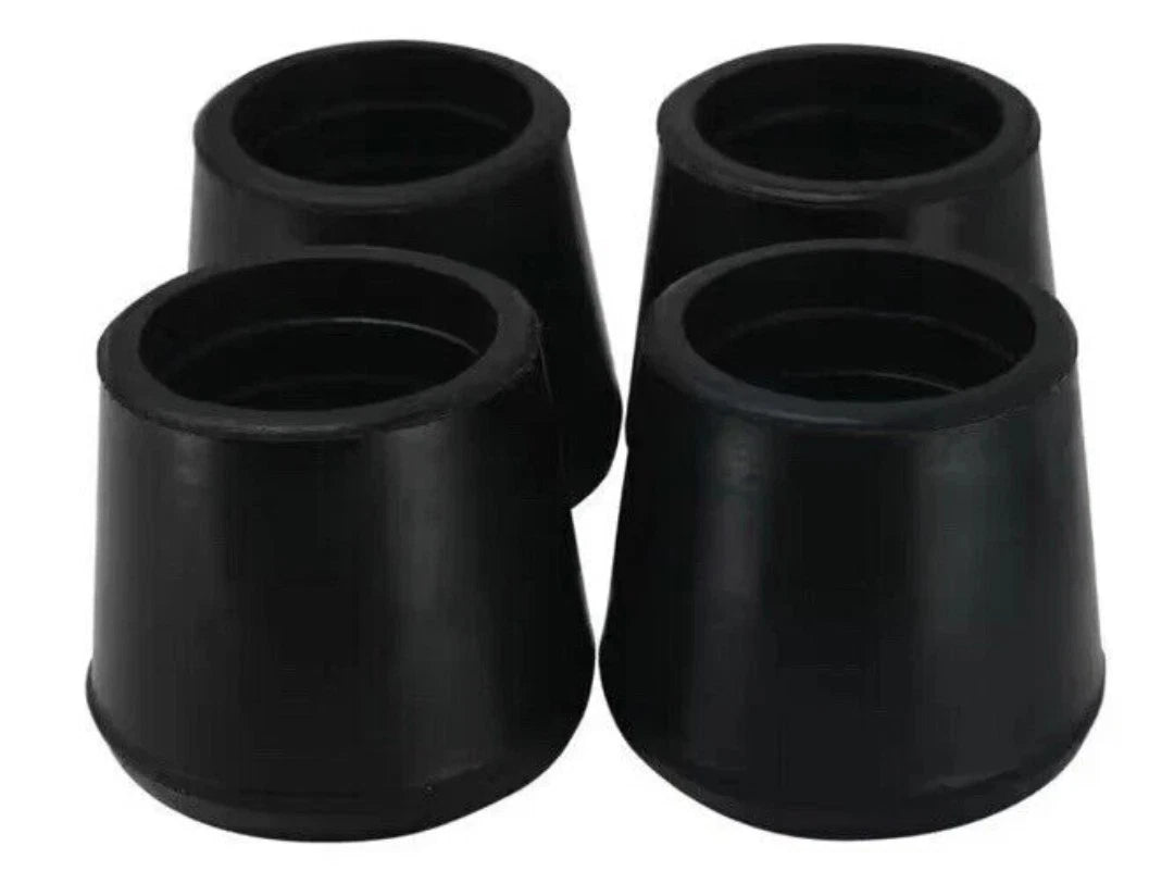 LOT OF 5 EVERBILT Anti-skid (4) 1 in. Rubber Leg Tips Black SKU 824 969 1” (B)