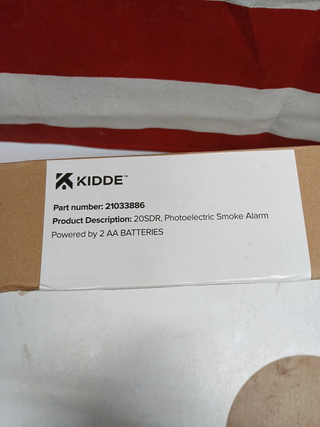 3-Pack Kidde 20SDR Smoke Detector AA Battery Powered 5" LED Alarm NEW SEALED