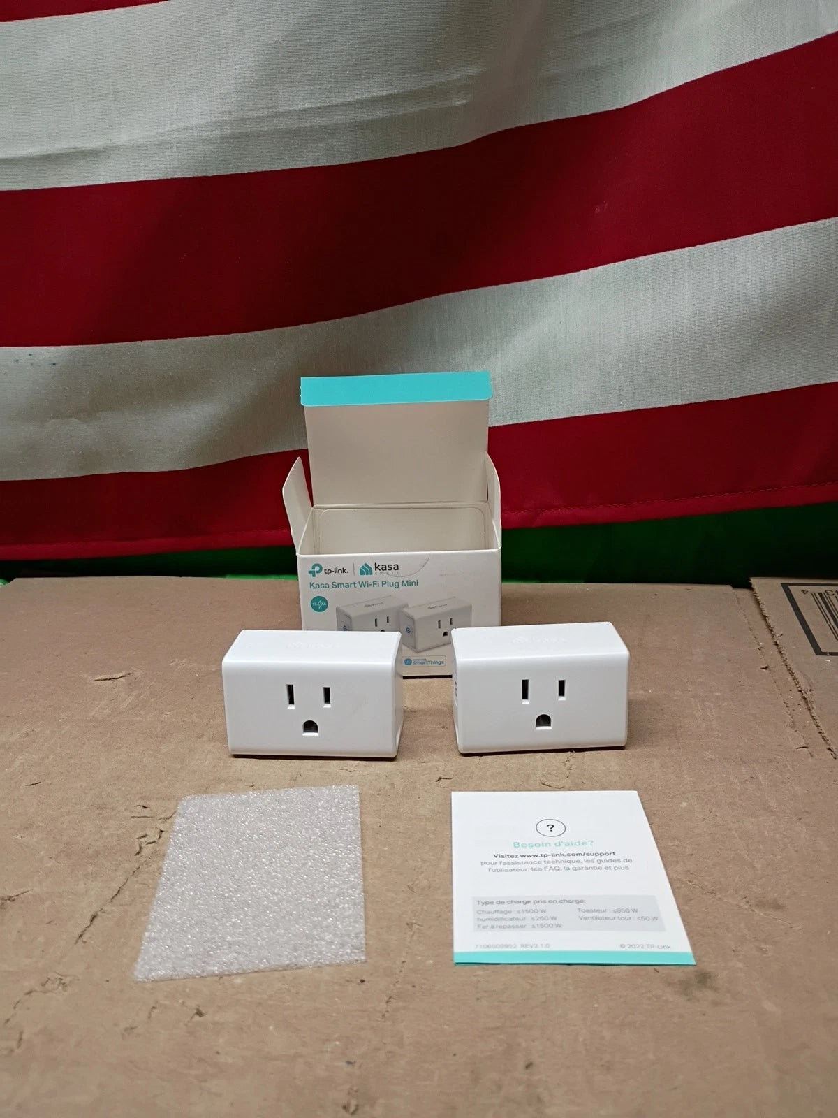 Lot Of 4 (2-2PK) TP-Link Kasa Smart Wi-Fi Plug Mini EP10P2 Open Box