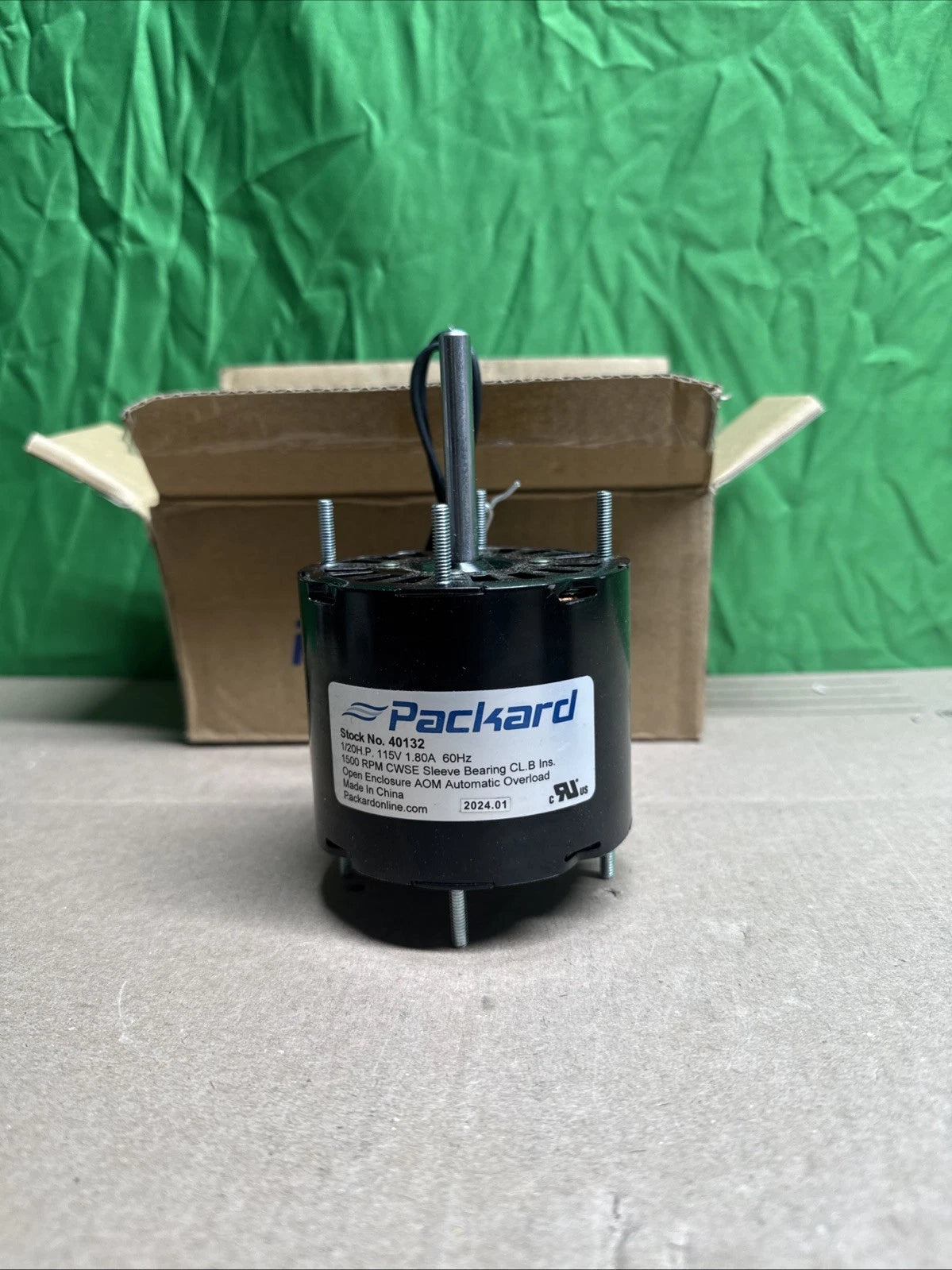 Packard 40132 Shaded Pole Motor 115V 1550 RPM