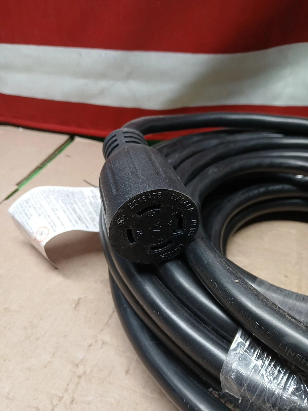 VEVOR50 ft. Generator Extension Cord 250-Volt 30 Amp Generator Cord