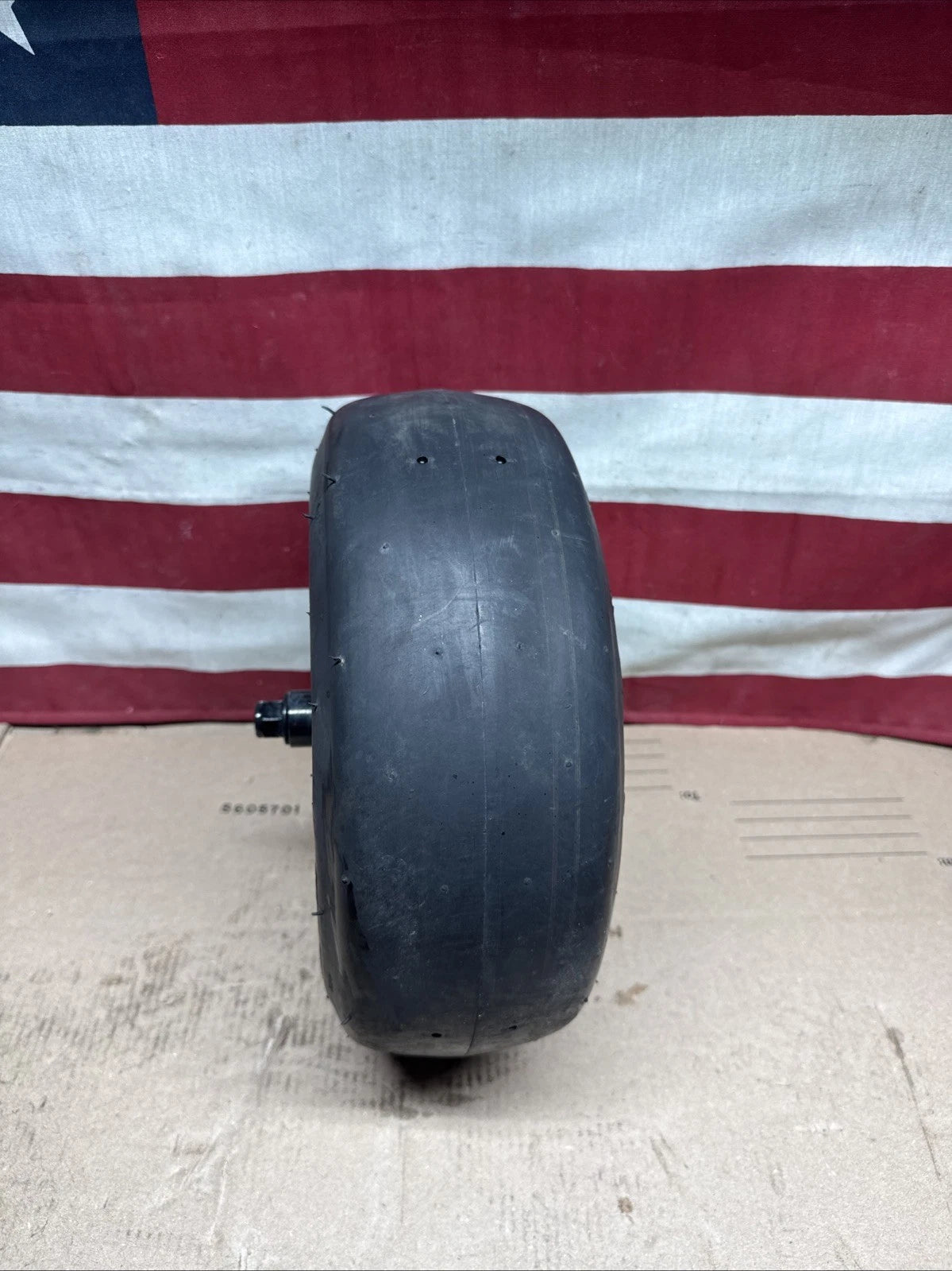 Front Wheel with Tire for Ryobi Z42Li 80v Zero Turn Mower + Axel & Spacers