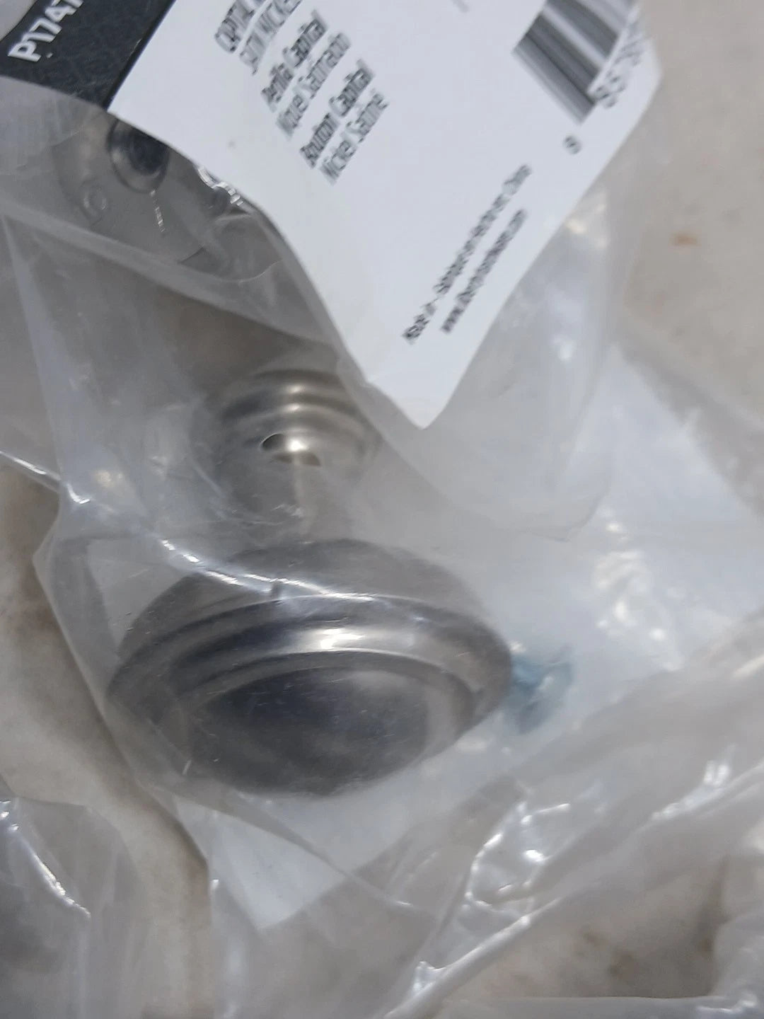 45-Pk Liberty P17477C-SN-C 1-1/4 Satin Nickel Capital Cabinet & Drawer Round New