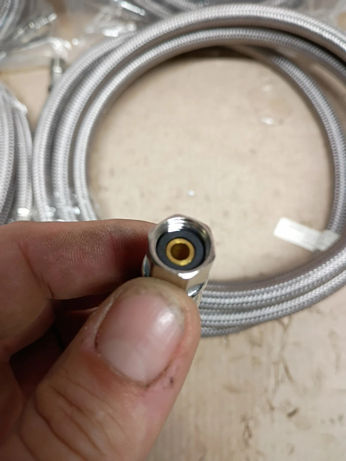 5-Pack Everbilt 12ft Polymer Braided Icemaker Water Line Connector Universal, OB