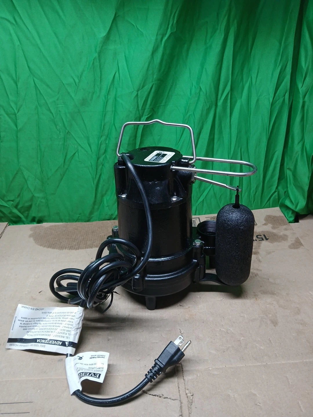 Everbilt 1/2 HP Cast Iron Submersible Sump Pump