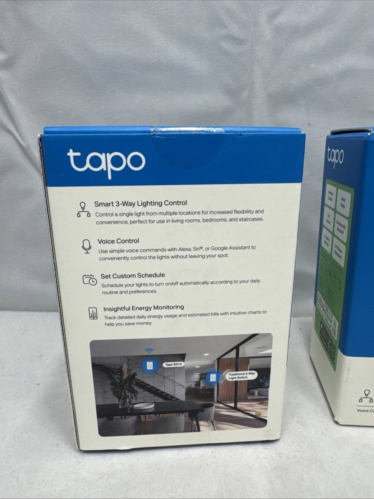 LOT OF2 Tp-link Tapo Smart Switch,Single-pole3way/4-way,Matter Compatible,Energy