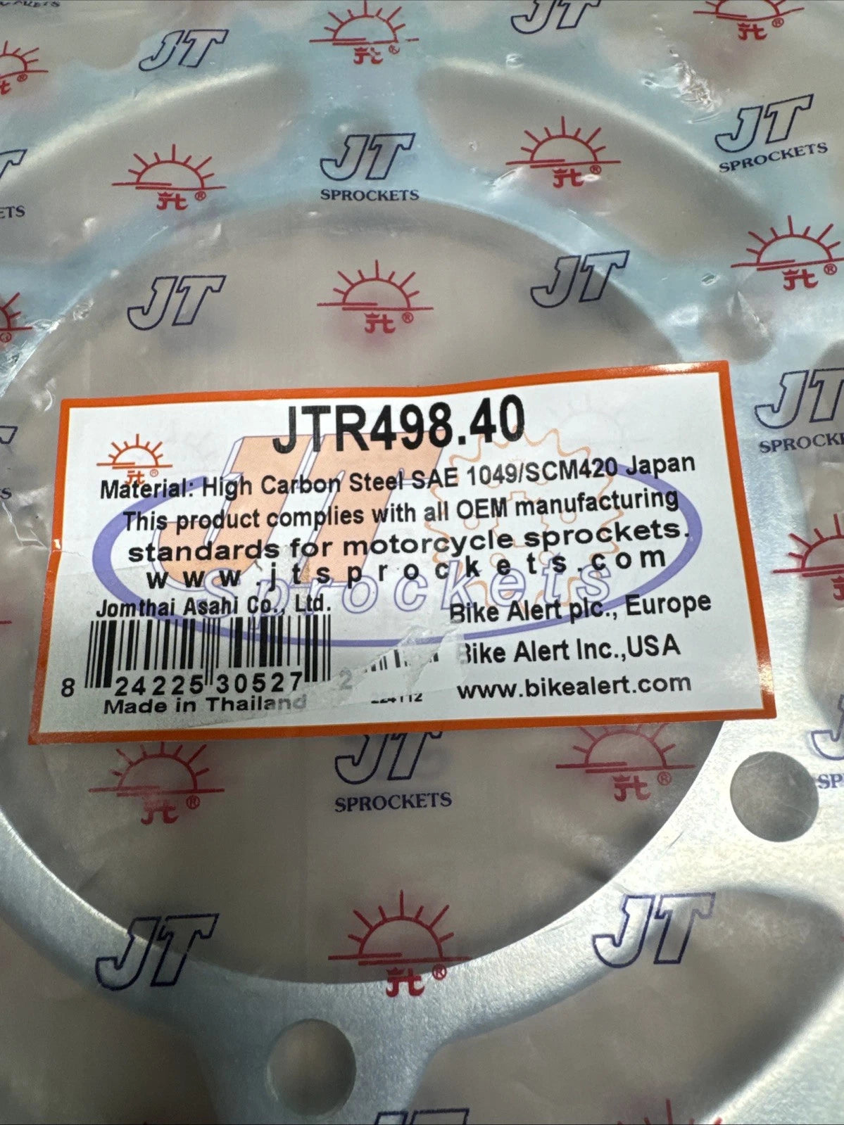 JT Sprockets - JTR498.40 - Rear Sprocket - 40 Tooth - ZX6R