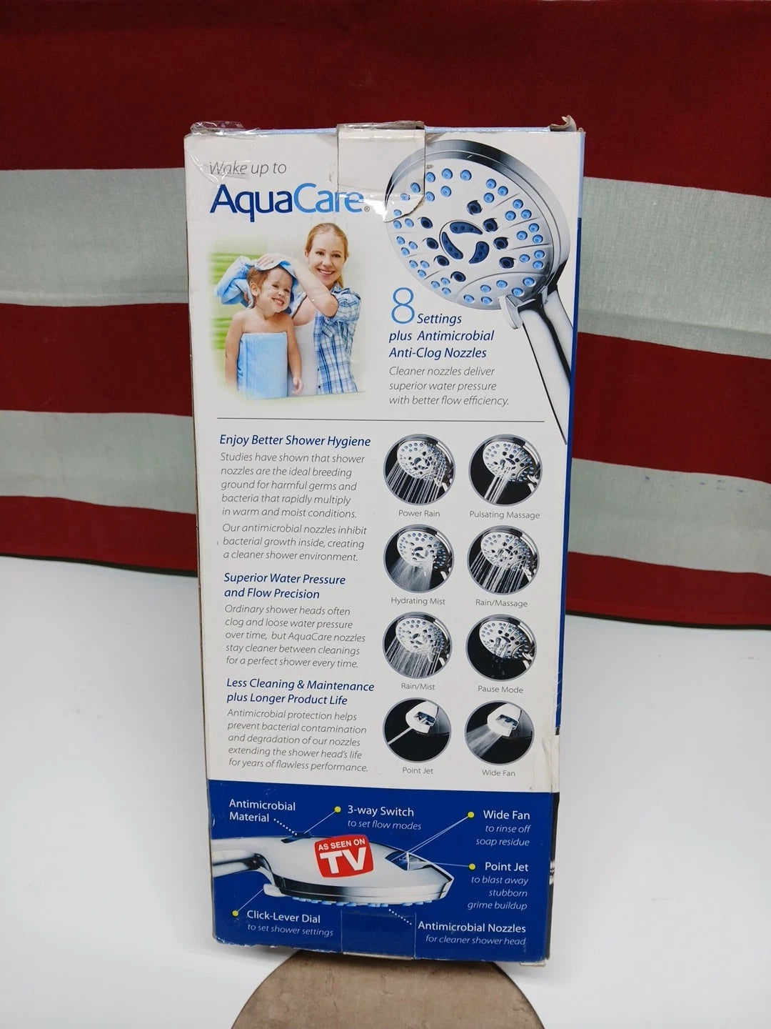 Aquacare AquaCare Antimicrobial Luxury Handheld Shower Head (8955)