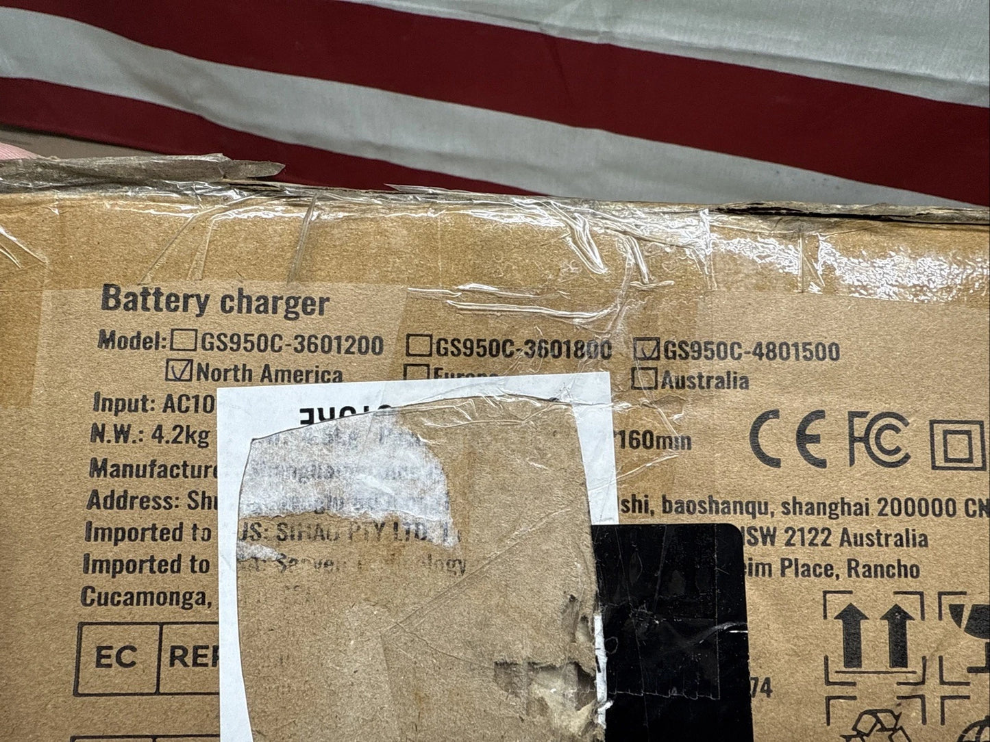 VEVOR 48 Volt 15 AMP Golf Cart Battery Charger GS950C-4801500 (20) (OB).