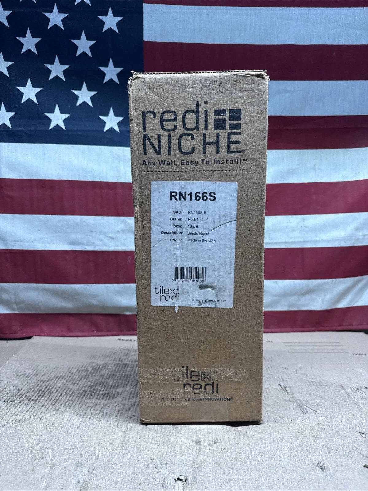 Tile Redi Redi RN166S-BL Niche Shampoo - Soap Niche 16" W x 6" H x 4" D