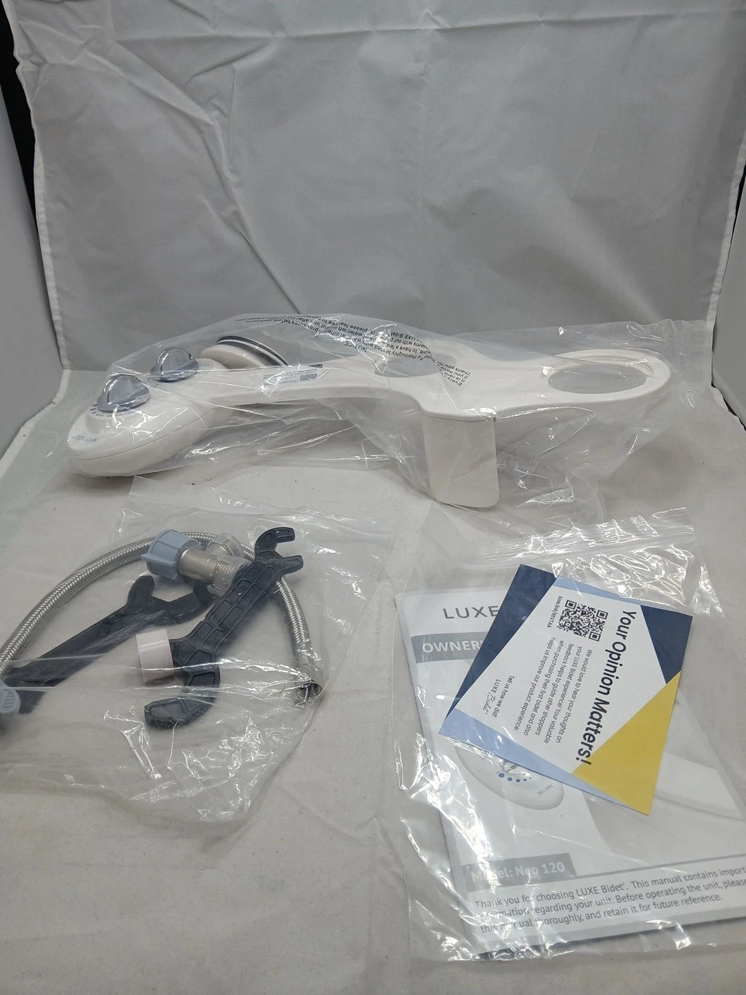 LUXE Bidet NEO 120 - Self-Cleaning Nozzle, Fresh Water Non-Electric Bidet