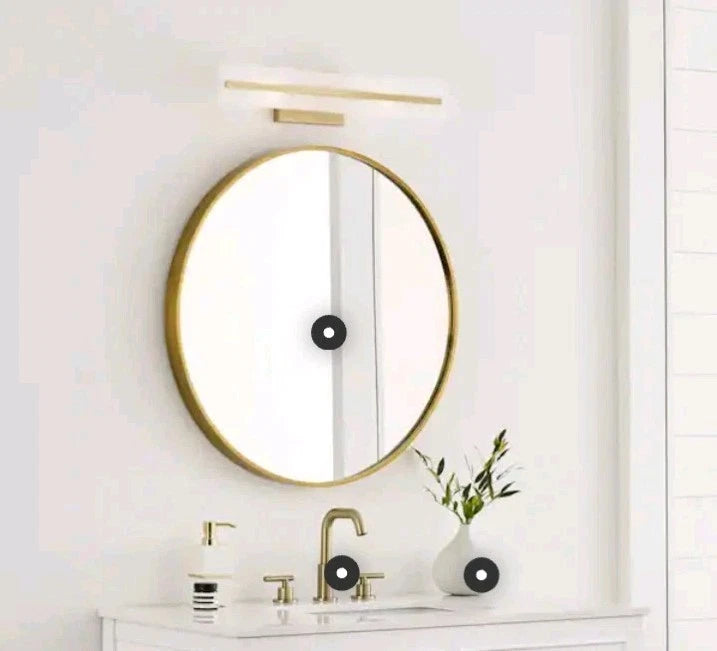Visual Comfort Studio Dex Small Two-Light Bath Vanity Satin Brass finish OB