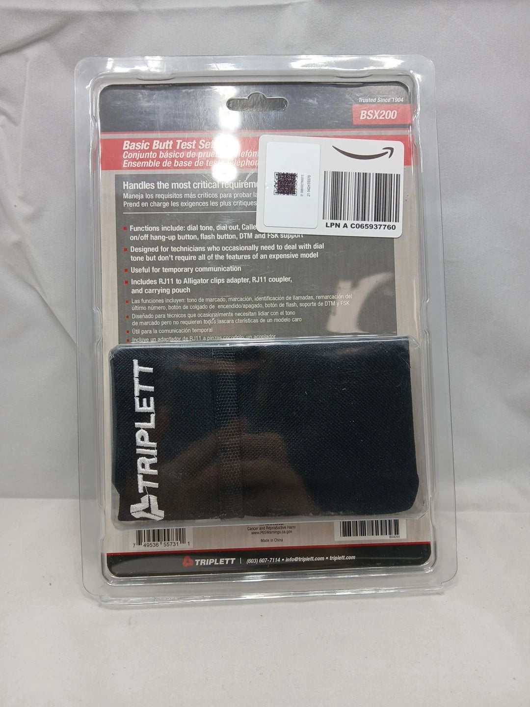 BSX200 Byte Brothers Basic Telephone Test Set / Butt Set RJ11 Adapter
