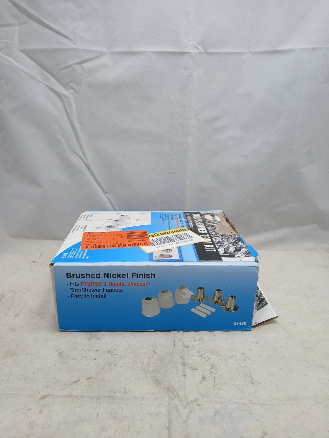 Danco 81430 Pfister Windsor Tub / Shower Trim Kit, Brushed Nickel NEW OPEN BOX
