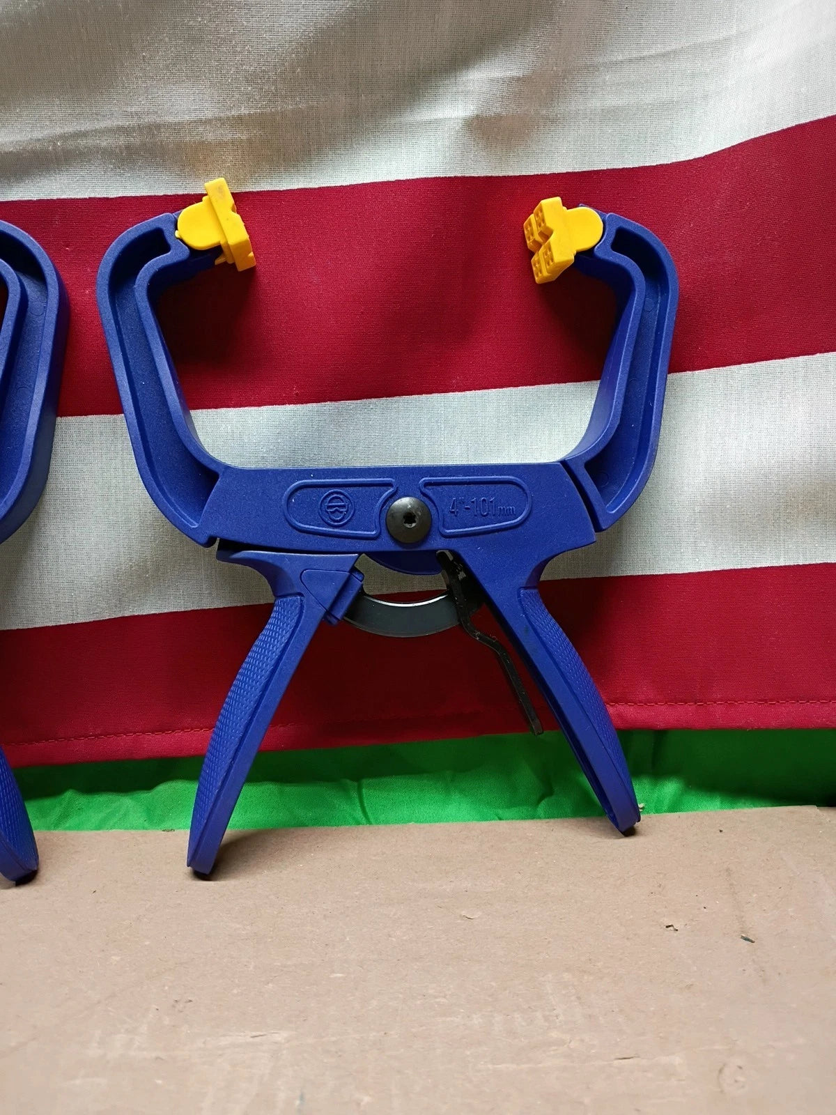 Lot Of 2 IRWIN T59400CED 101mm 2 QUICK-GRIP NON MARKING HANDI CLAMPS Open Box