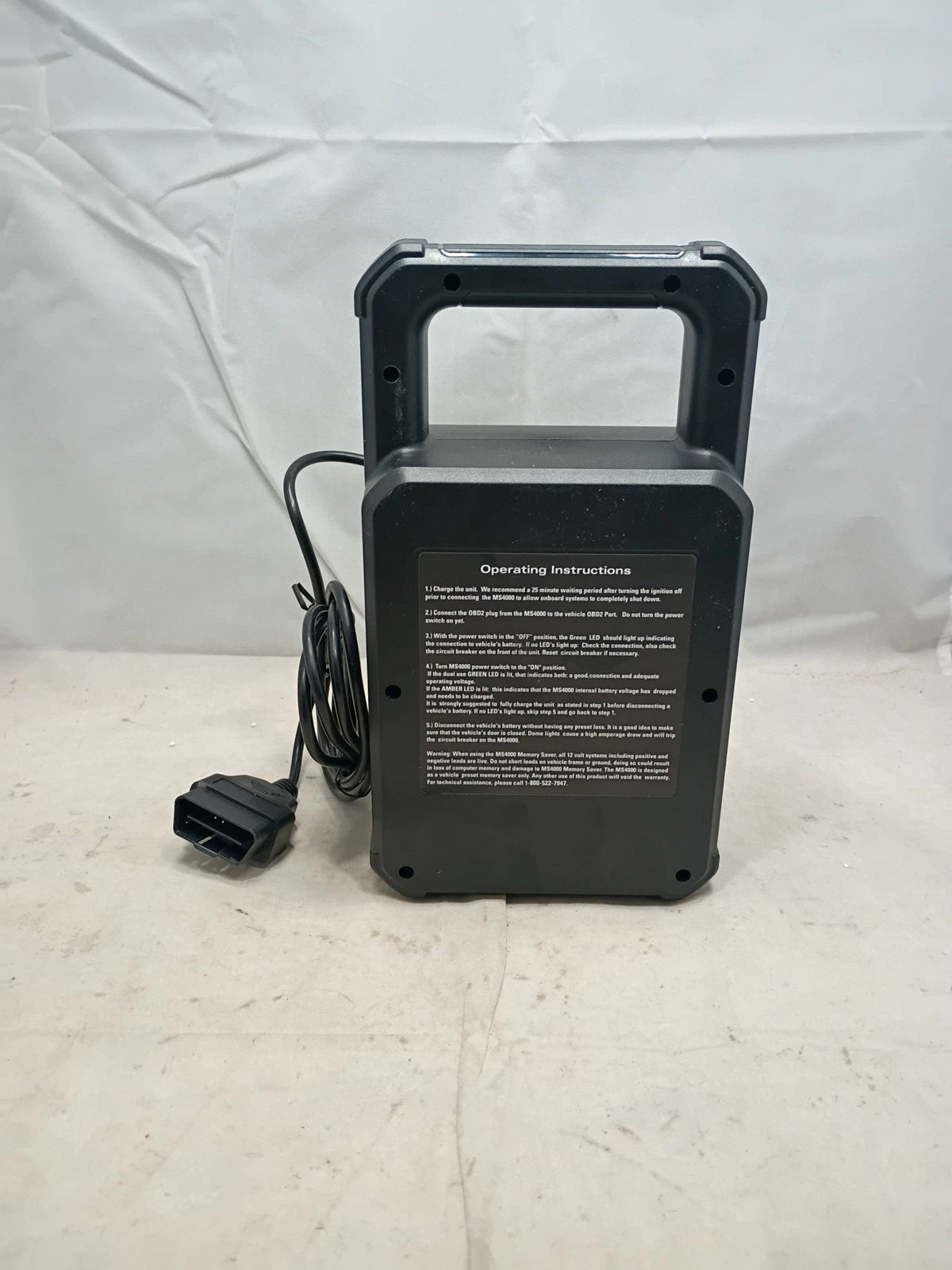EZ Red MS4000 Automotive Memory Saver With Built In Charger Open Box