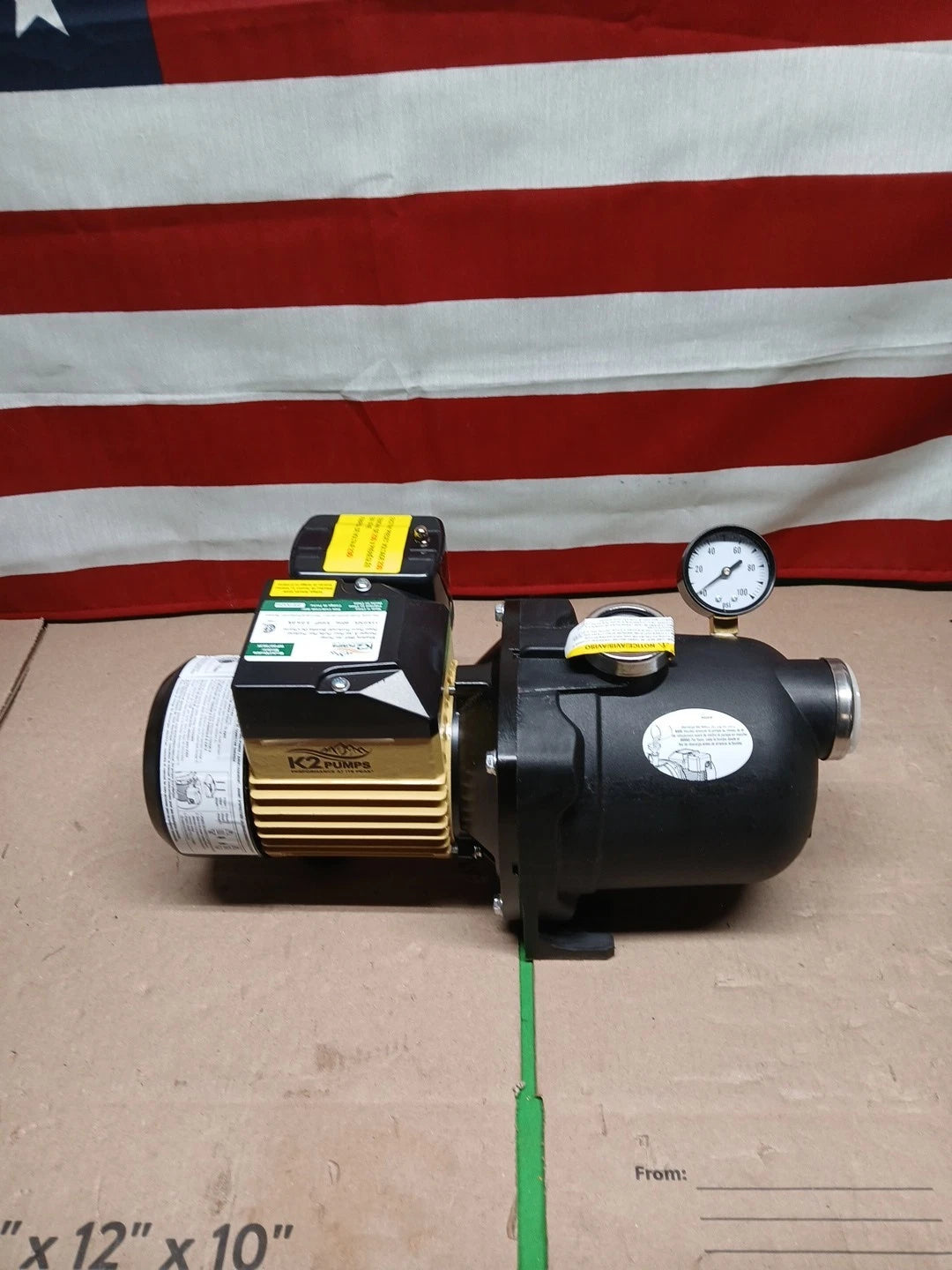 K2 Pumps Shallow Well Jet Pump 3/4 Hp Lead Free Thermoplastic 115/230V