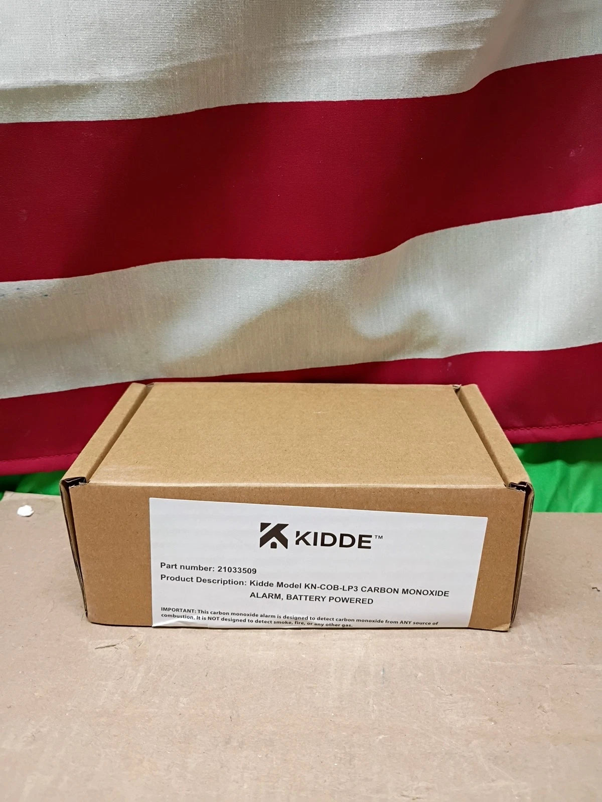 Kidde Carbon Monoxide Detector Battery Powered Co Alarm With Leds Test-reset NEW
