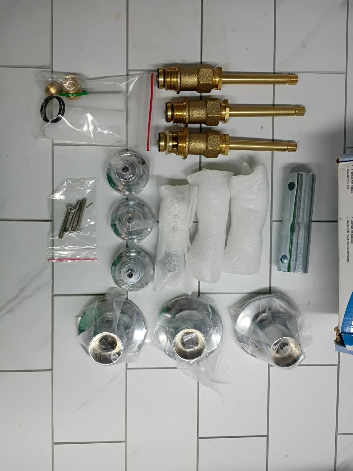 Danco 39695 Tub/Shower Remodeling Kit for Pfister - Porcelain Lever New Open Box