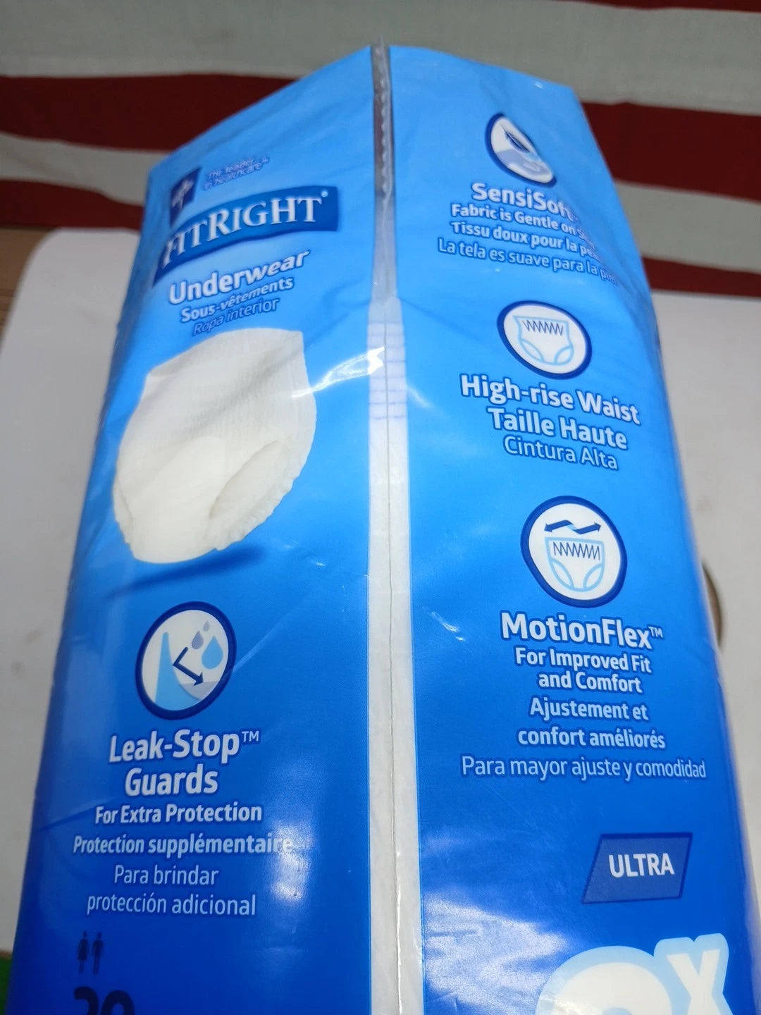 3X Large Incontinence Protector Underpad 30x36 Sensisoft Fabric 20 Pack
