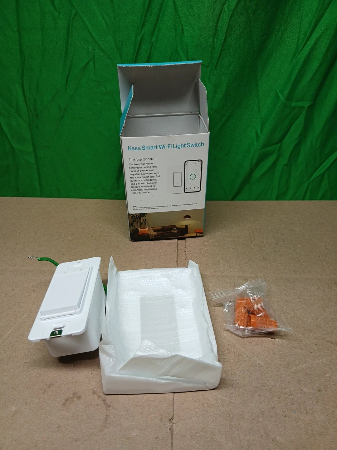 2Pk Tp-Link Kasa Smart Light SwitchHS200,Single Pole,Needs Neutral Wire,2.4GHz W