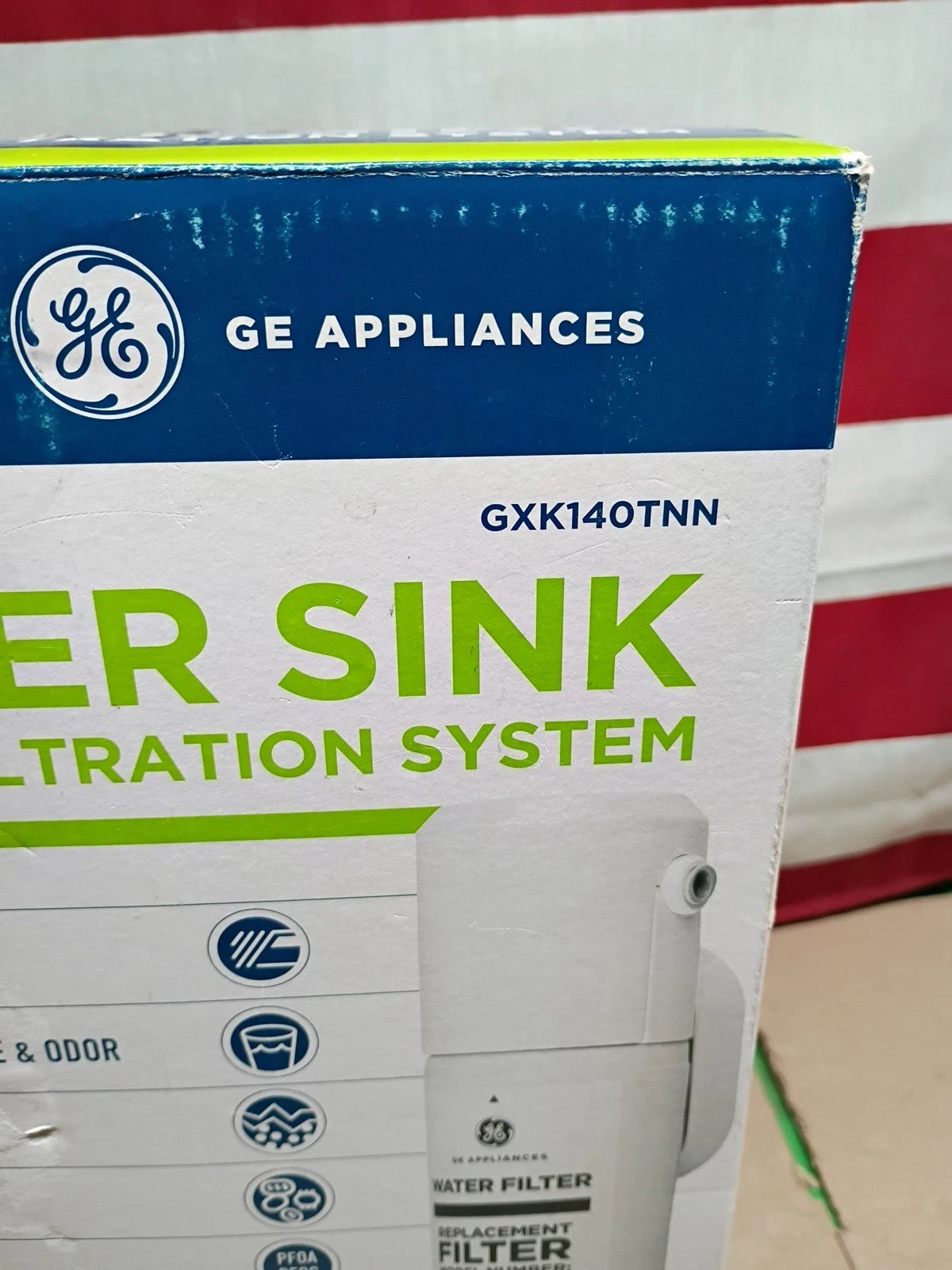 GE Under Sink Single Stage High Flow Water Filtration System GXK140TNN.
