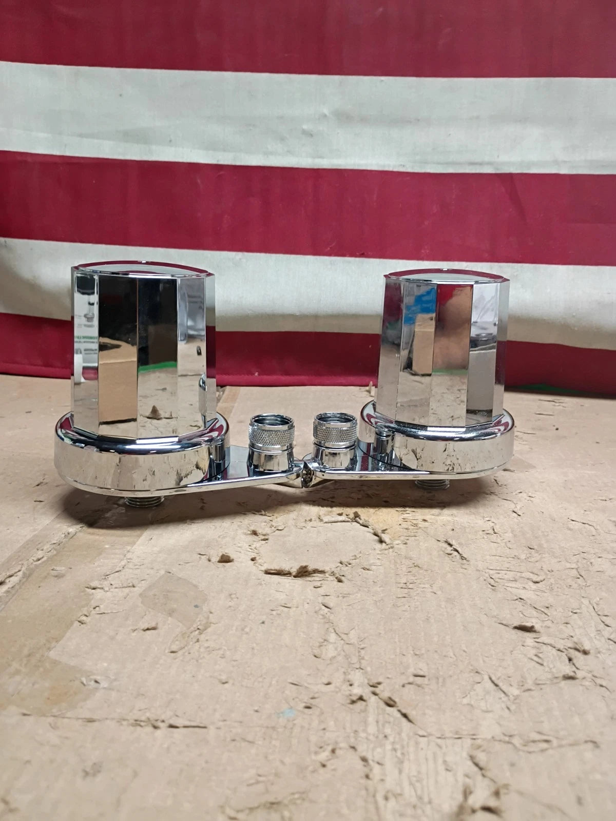 2pk GE Shower Filtration System Filter Included Chrome 1/2" GXSM01TBL Open Box
