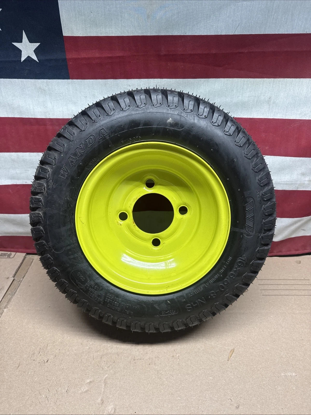 Rear Wheel And Tire For Ryobi Z30Li 80V Zero Turn Lawn Mower