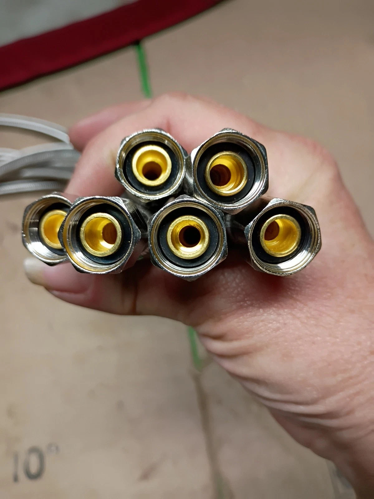 Lot Of 6 Plumbshop 3/8 in. Compression x 1/2 in. FIP x 30 in.