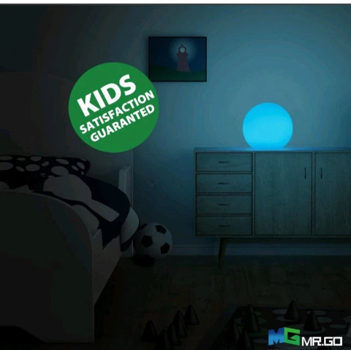 Mr.Go 10 Ultra-Fun Waterproof RGB Color-Changing LED Ball Light Orb Globe Lamp.