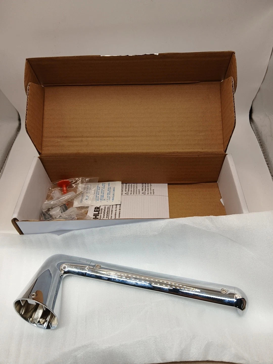 Kohler K-24758-CP Modern 9" Wall Mounted Towel Ring, Polished Chrome