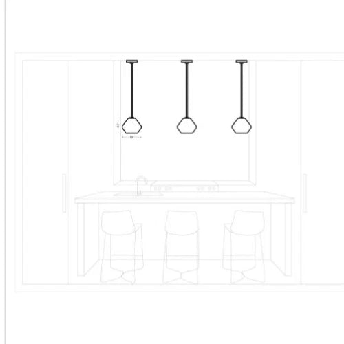 Generation Lighting Jett 1-Light Satin Brass Shaded Pendant Light Open Box