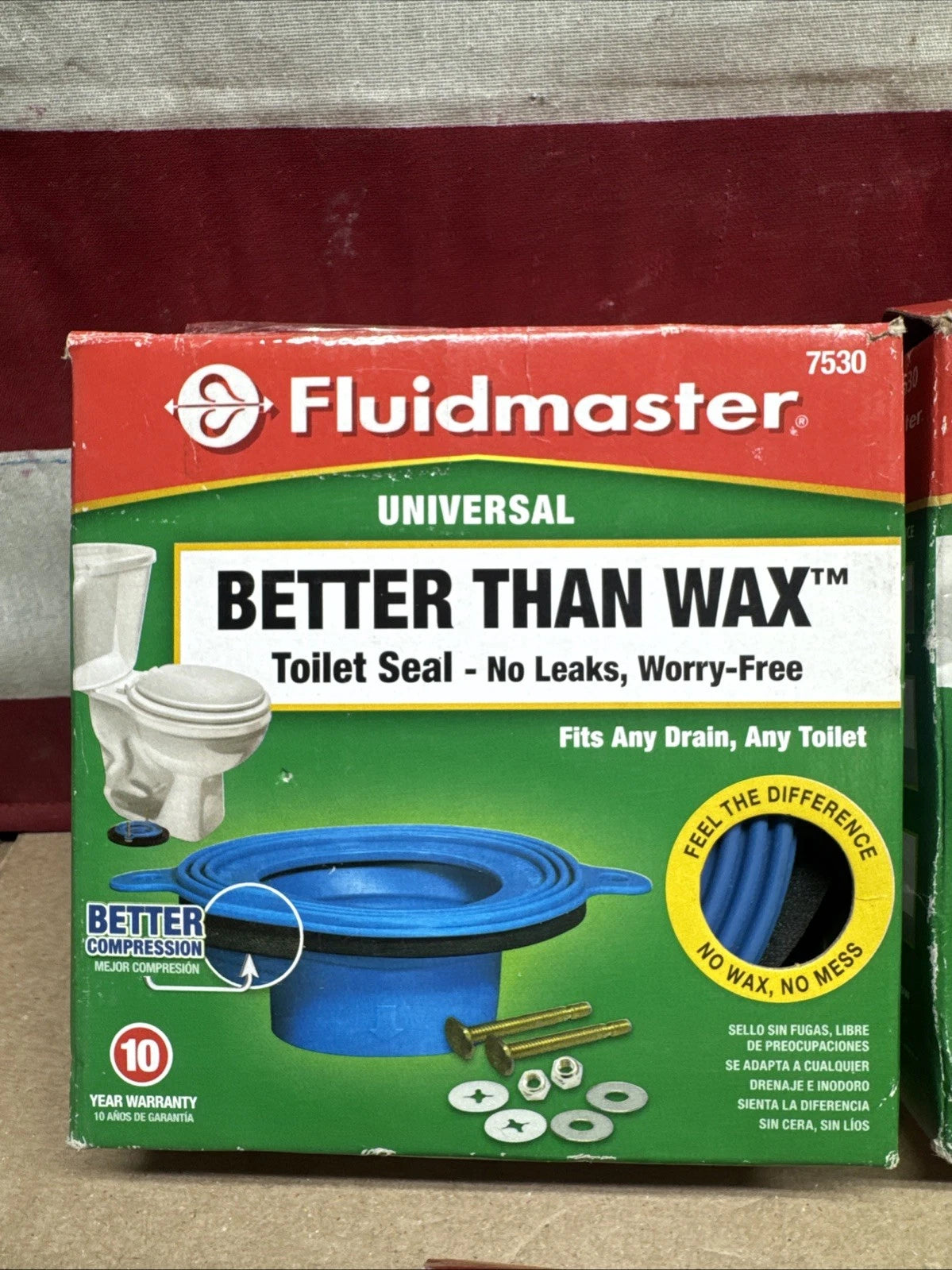 5PK Fluidmaster, Universal Better Than Wax, Toilet Seal 7530