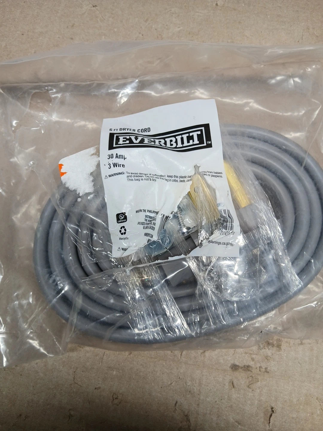Lot Of Range And Dryers Cords Everbilt (See Discription) Below