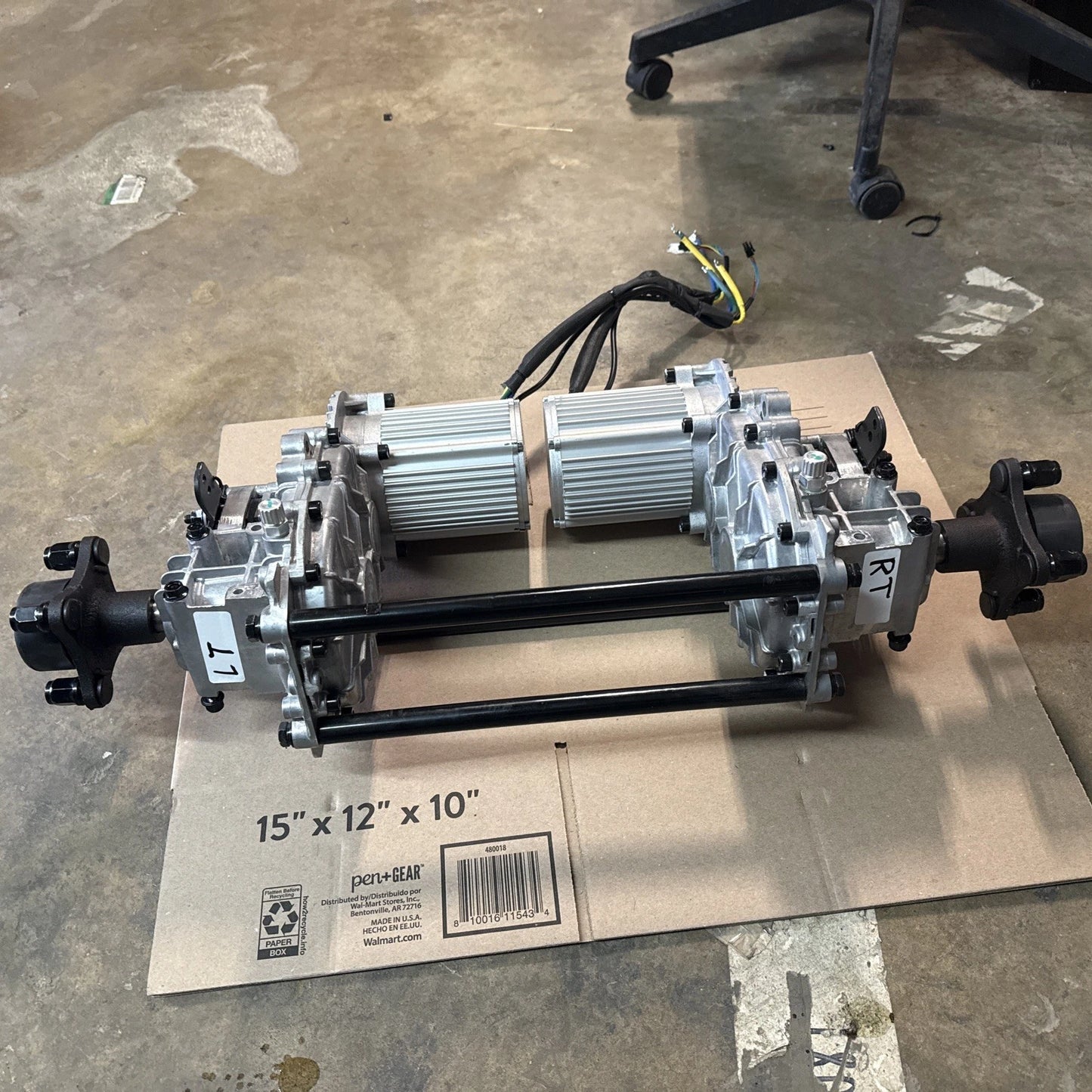 Complete Drive Motor & Transaxle Assembly Ryobi 30" Z30Li 80v Zero Turn Mower