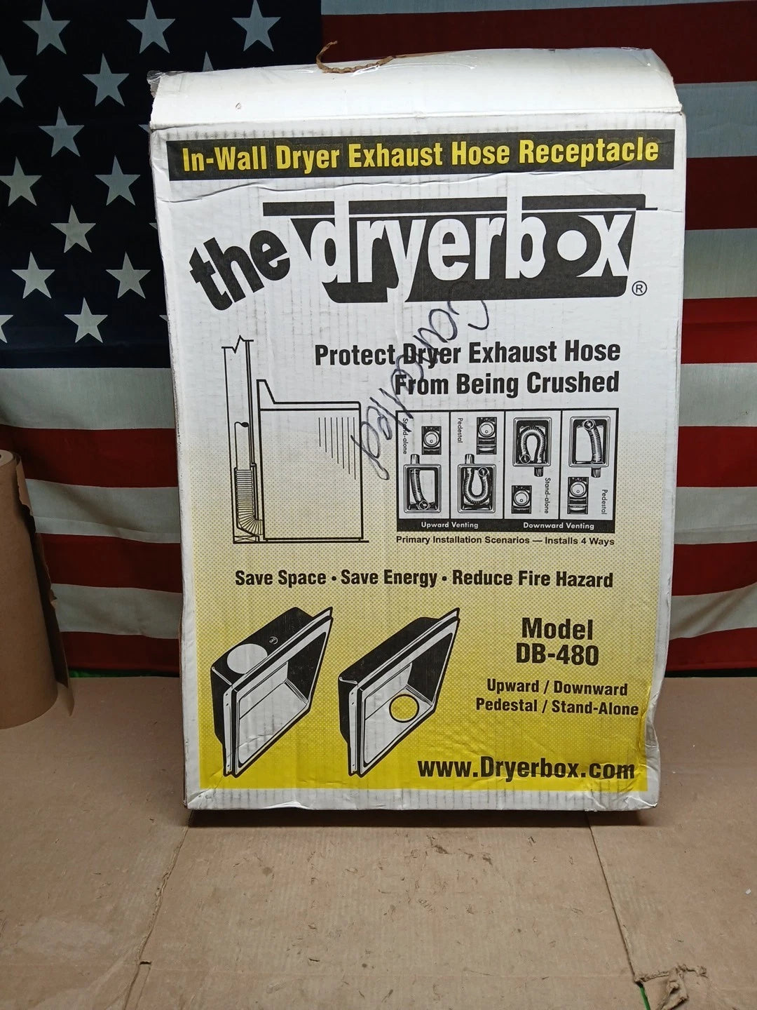 the Dryerbox DB-480 Up/Down Stand Alone/Pedestal Loop