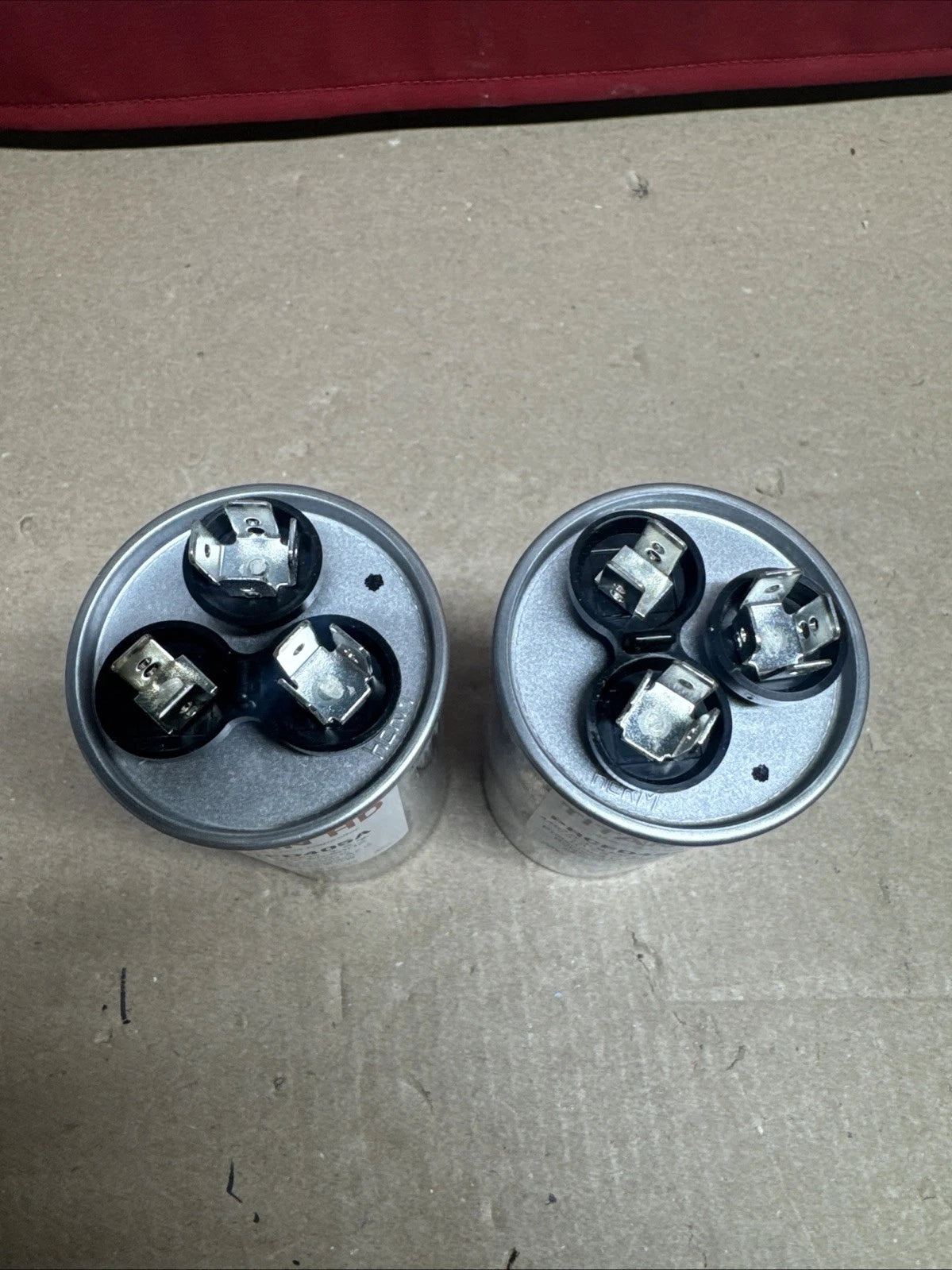 2PK TitanHD PRCFD405A Round Run Dual Capacitor. 40/5 MFD/UF 440 Volts