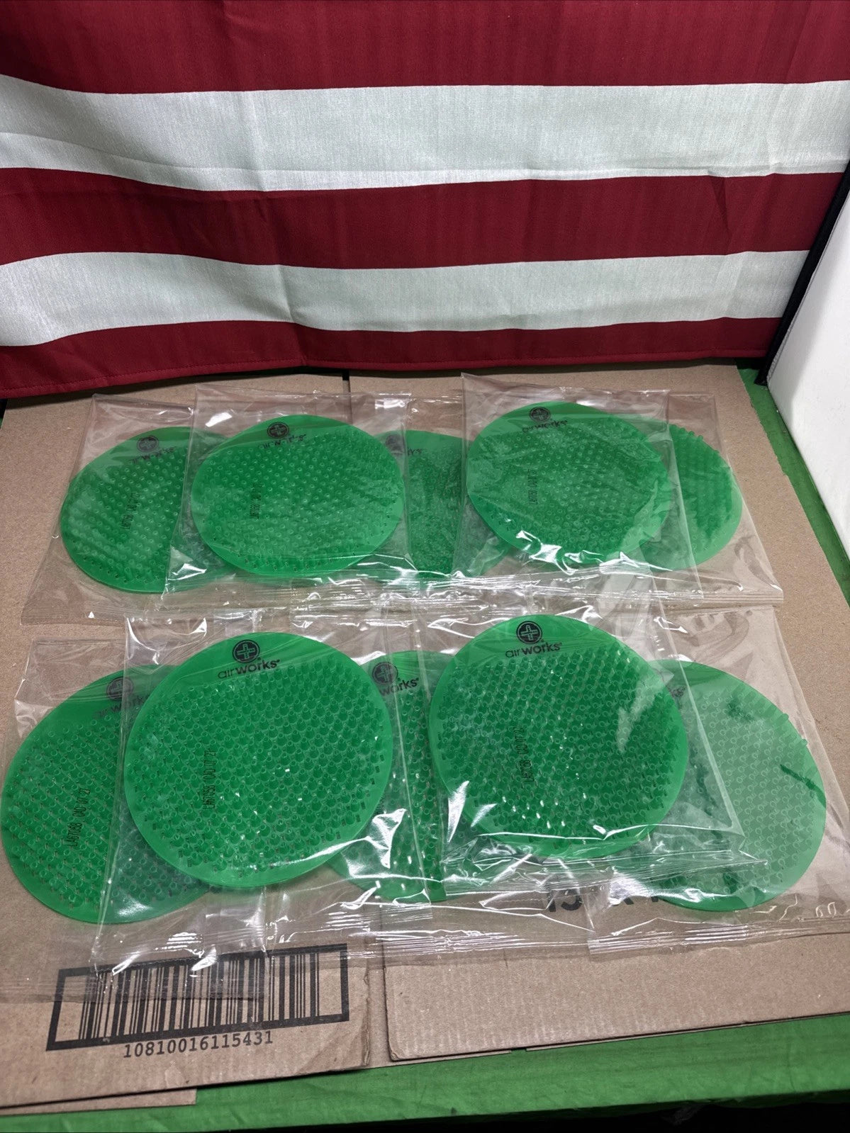 Airworks~ SPLASH FREE Urinal Screen, Fresh Garden Scent!