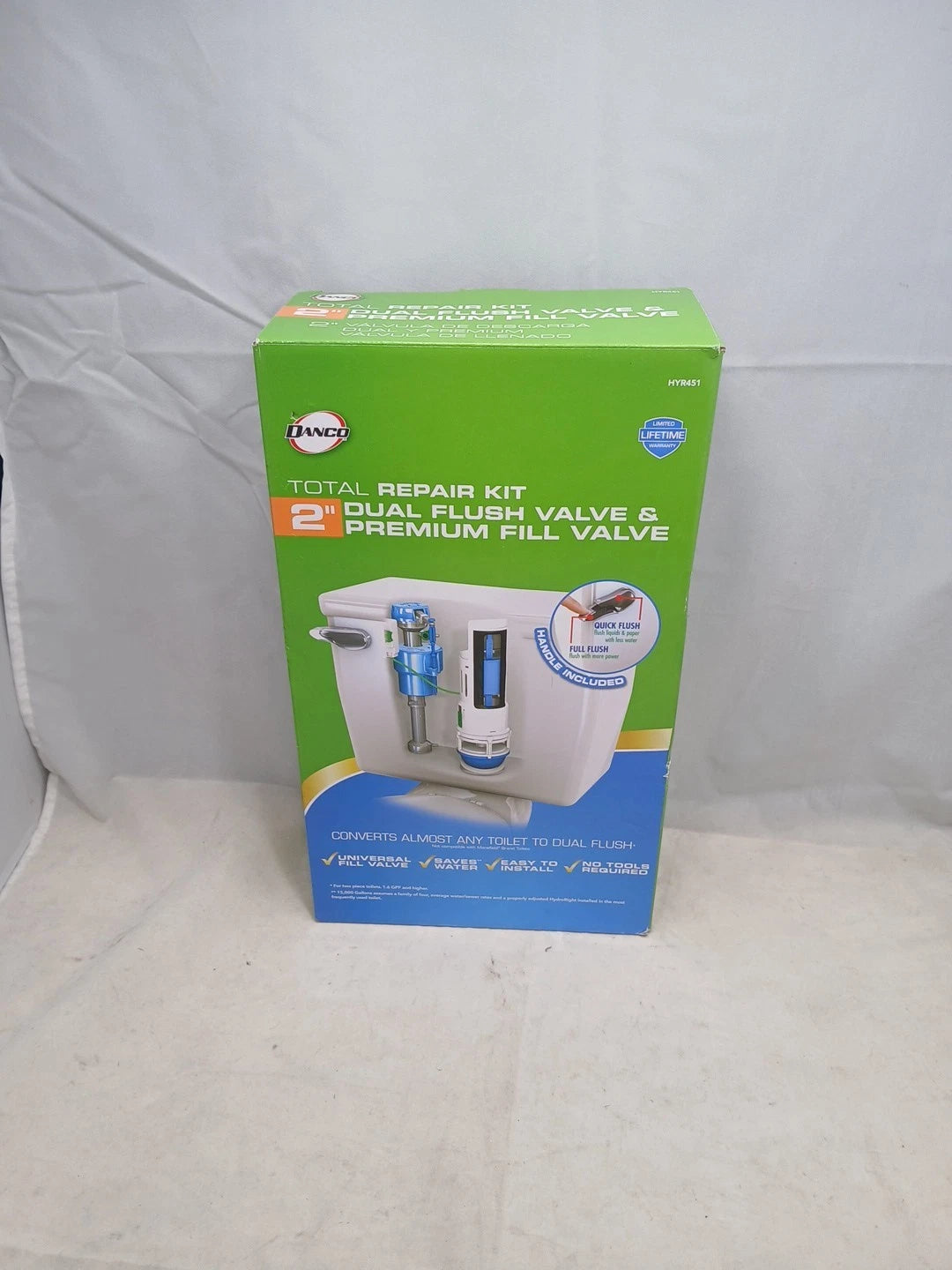 DancoTotal Repair Kit 2" Flush Valve and Premium Fill Valve
