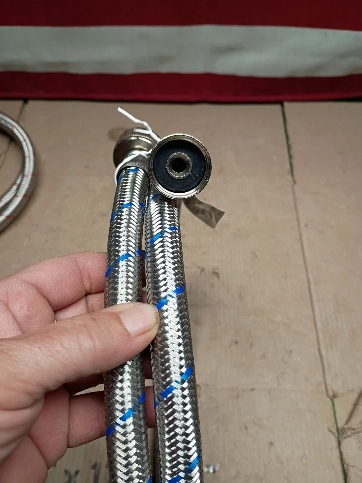 2 Pk Everbilt Washing Machine Supply Lines 3/4" FHT x 3/4" FHT x 5FT