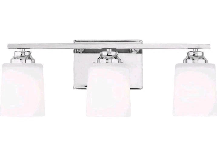 Generation Lighting 4428903-05 Franport 3 Light 21" Chrome Wall Bath Fixture OB