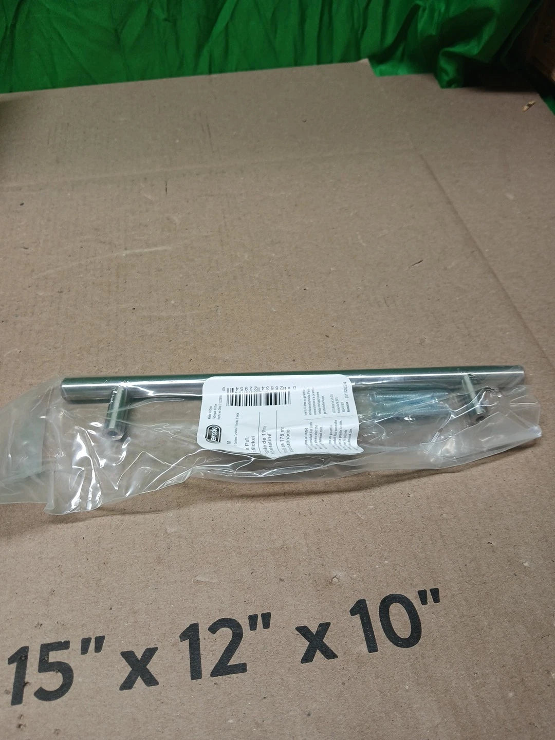 NEW Amerock 10BX1178G10 Bar Pulls 7 in 178 mm Satin Nickel Drawer Handle 10 Pack