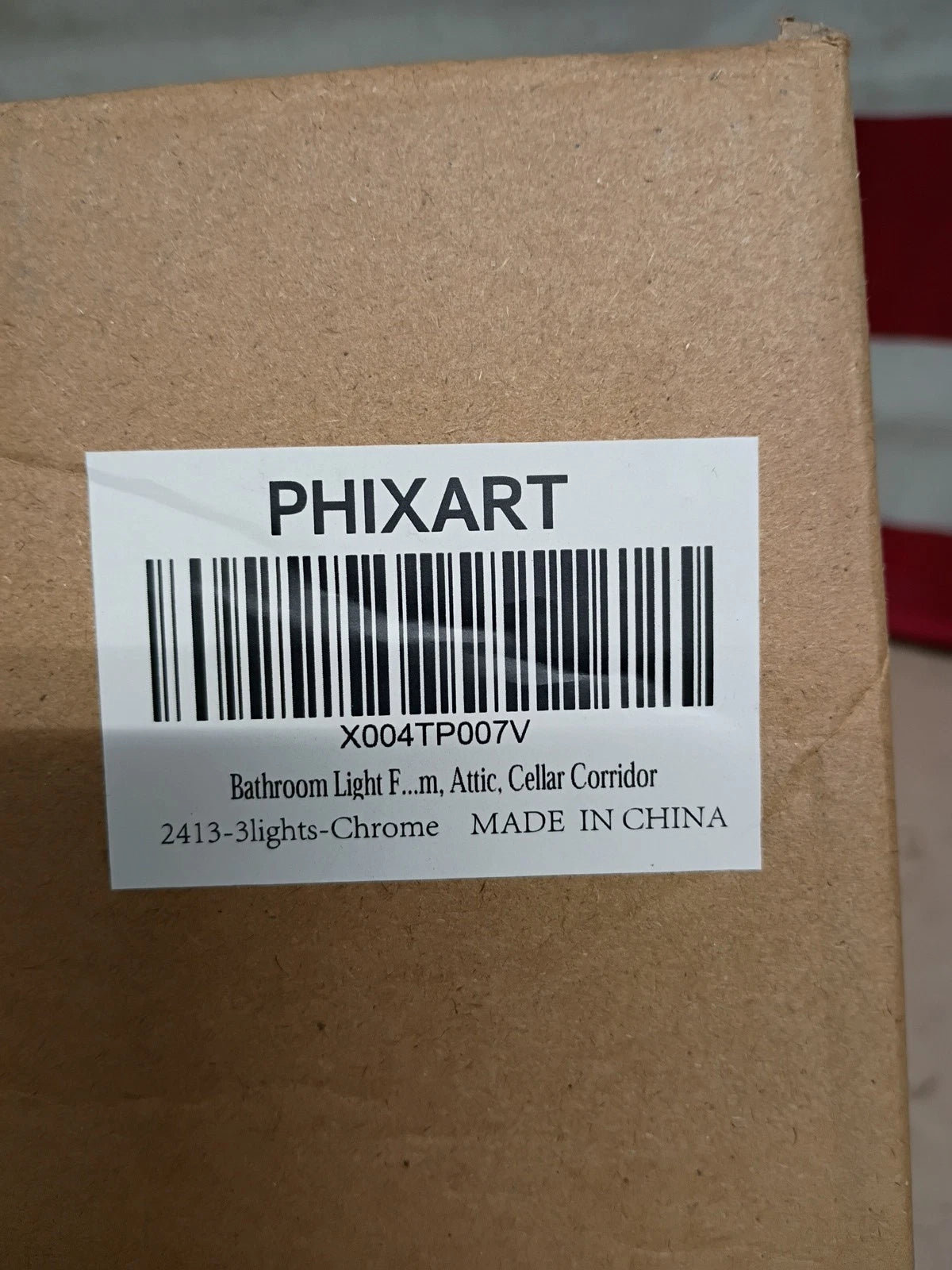 phixart PHIXART chrome bathroom vanity 3 light