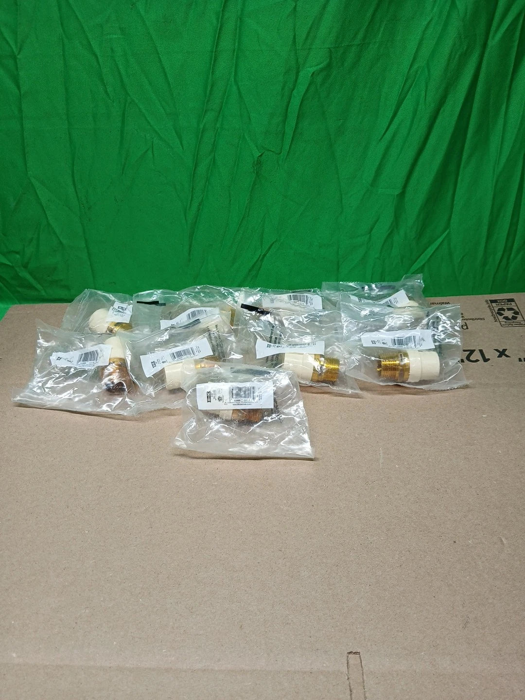 LOT OF 9 3/4 In. SOLV x 3/4 In. Male Transition Adapter 164-304NL B&K 164-304NL