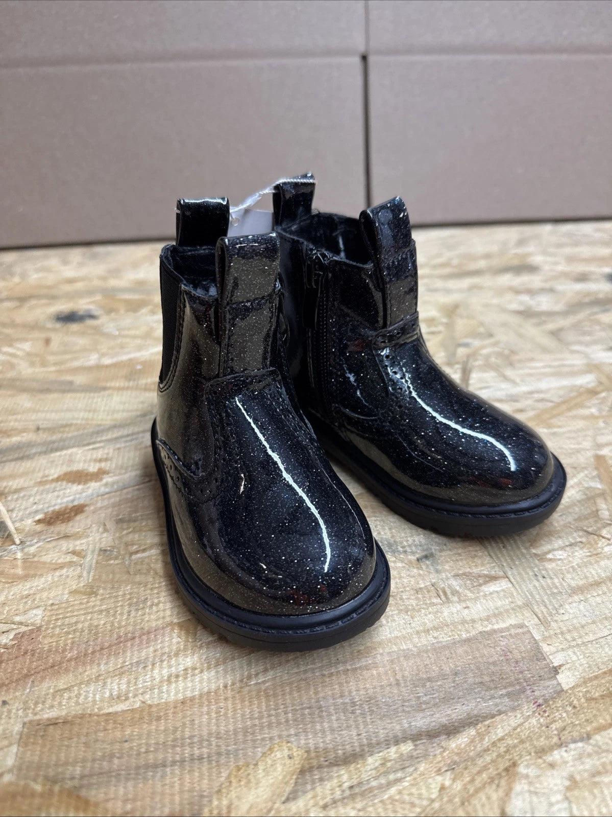 DADAWEN Toddler Size 5 Boots waterproof outdoor sidezipper comfort ankle booties