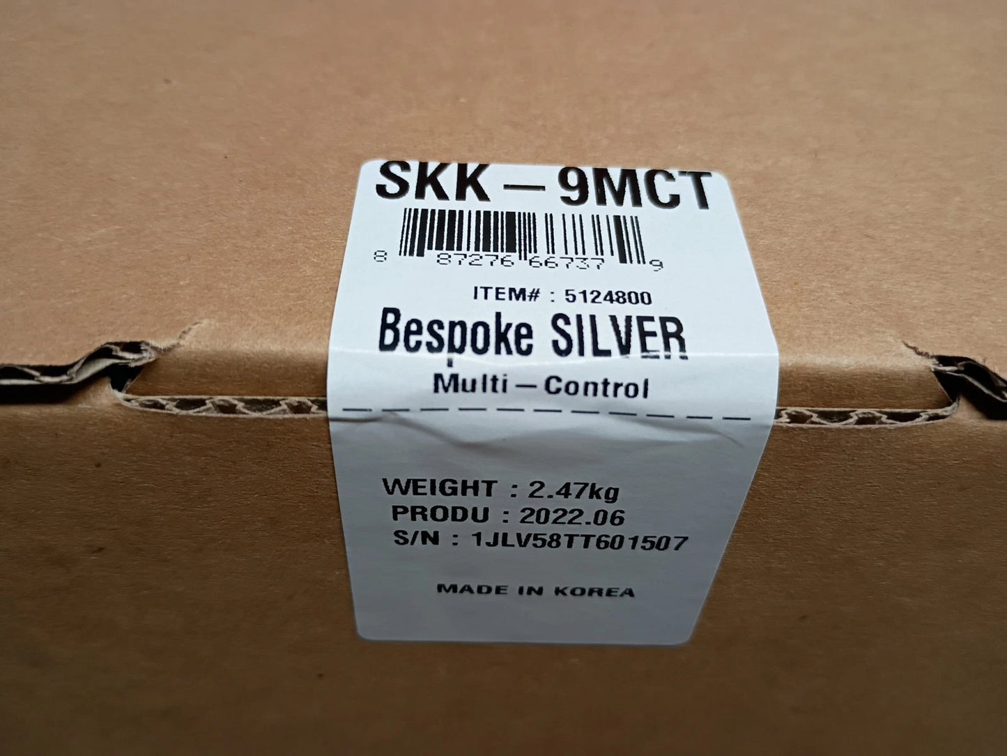 SAMSUNG BESPOKE Silver SKK-9MCT Stacking Kit, Washing Machine-Dryer NEW